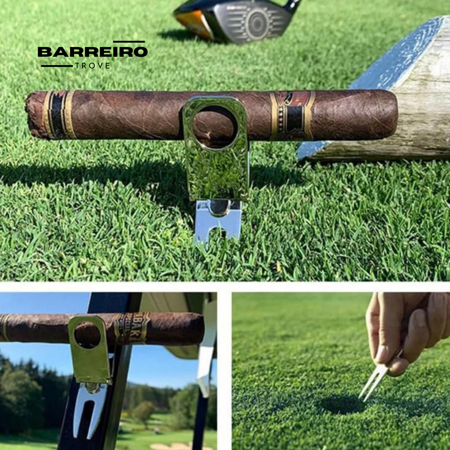 Cigar Holder For Golf Cart